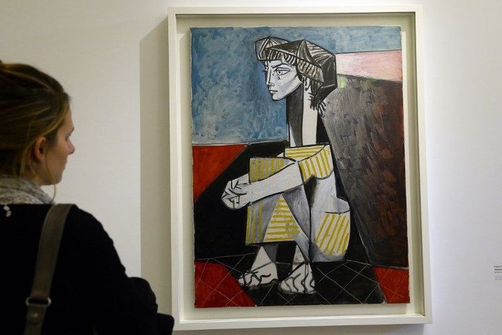 Pablo Picasso : "Jacqueline aux mains croisées"
 (BERTRAND GUAY / AFP)