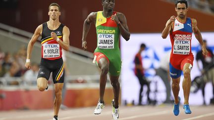 Kirani James, l'un des favoris sur 400m (OLIVIER MORIN / AFP)