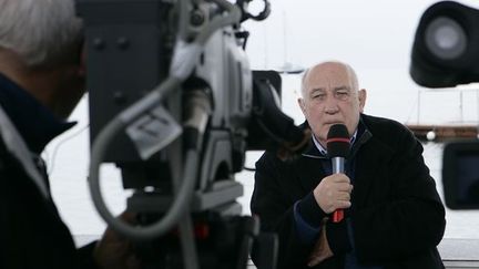 Raymond Depardon intervient en duplex depuis la Croisette
 (Bernard Brun / France Télévisions)