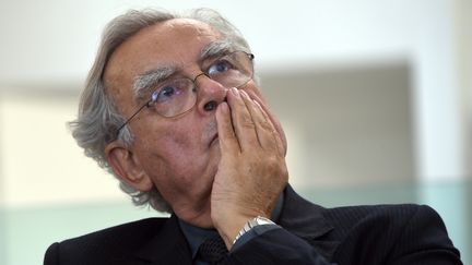 Bernard Pivot, le 27 octobre 2015 à Tunis (Tunisie). (FETHI BELAID / AFP)