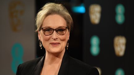 L'actrice Meryl Streep lors de son arrivé aux British academy film awards, à Londres, le 12 février 2017. (JUSTIN TALLIS / AFP)