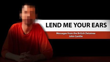 Capture d'&eacute;cran de la vid&eacute;o diffus&eacute;e le 18 septembre sur YouTube montrant l'otage britannique John Cantlie. (  FRANCETV INFO )