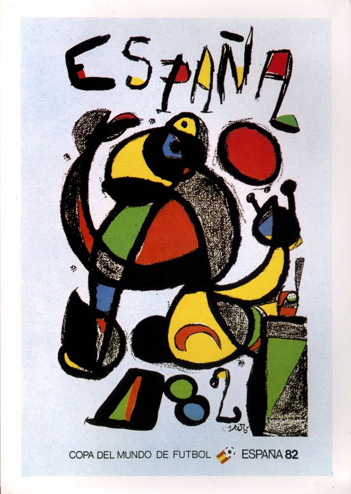 Affiche de la Coupe du monde 1982 en Espagne réalisée par&nbsp;Miró. (FIFA)