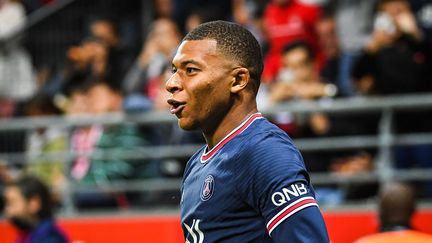 Kylian Mbappé est dans le groupe parisien pour affronter Lyon, dimanche 19 septembre. (MATTHIEU MIRVILLE / MATTHIEU MIRVILLE)