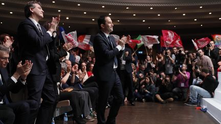 Benoît Hamon, le 5 février 2017 à Paris (THOMAS SAMSON / AFP)