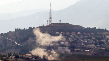 Une roquette en provenance du Hezbollah a touché la ville de Metoula (Israël), le 31 octobre 2024. (AFP)