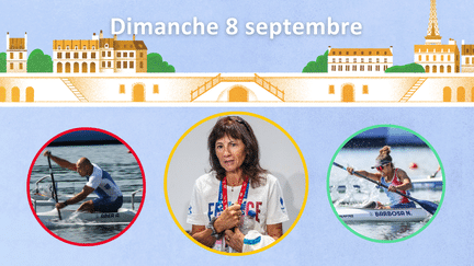 Abel Aber, Rosario Murcia-Gangloff et Nelia Barbosa seront alignés dimanche 8 septembre lors du dernier jour des Jeux paralympiques de Paris 2024. (AFP)