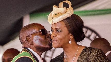 Robert et Grace Mugabe. (AFP)