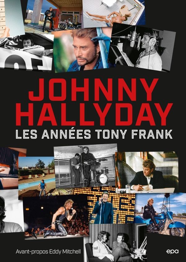 Couverture du livre "Johnny Hallyday - Les années Tony Frank" (E/P/A)