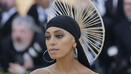 Solange Knowles au met Gala de New York en mai 2018.
 (John Angelillo / UPI/ MaxPPP)