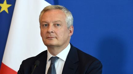 Le ministre de l'Economie et des Finances, Bruno Le Maire, au ministère de l'Economie, à Paris, le 21 juillet 2021. (ERIC PIERMONT / AFP)