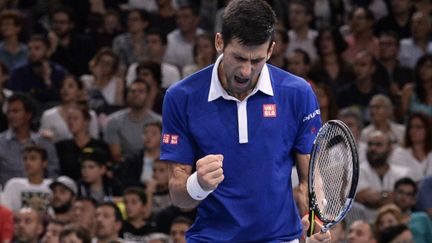 La rage de vaincre de Novak Djokovic (MIGUEL MEDINA / AFP)