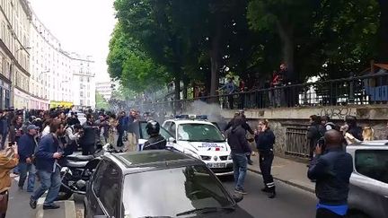 Manifestation des policiers : un rassemblement perturbé par des opposants