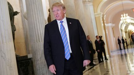 Donald Trump au Capitole, à Washington&nbsp;(Etats-Unis), le 19 juin 2018. (MANDEL NGAN / AFP)