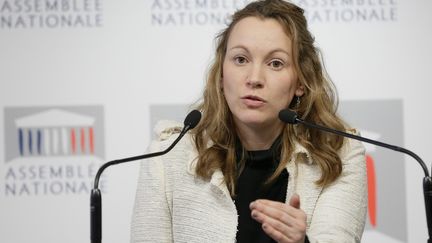 Axelle Lemaire, nomm&eacute;e secr&eacute;taire d'Etat charg&eacute;e du Num&eacute;rique, le 20 janvier 2014 &agrave; l'Assembl&eacute;e nationale (Paris). (  MAXPPP)