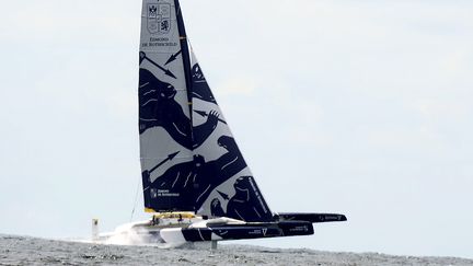 Gitana de Franck Cammas et Charles Caudrelier (JEAN-FRANCOIS MONIER / AFP)