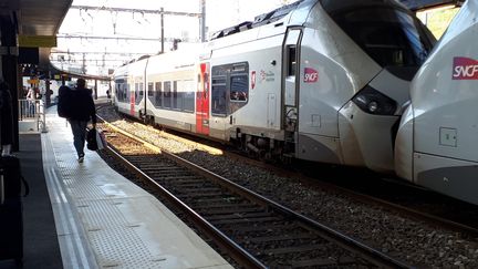 Trains en gare de Bayonne (RADIOFRANCE - Céline Arnal)