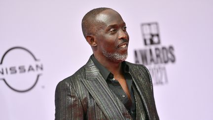 L'acteur américain Michael K. Williams&nbsp;lors de la cérémonie des&nbsp;BET Awards, à Los Angeles (Etats-Unis), le 27 juin 2021. (PARAS GRIFFIN / GETTY IMAGES NORTH AMERICA / AFP)