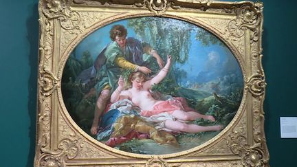 &nbsp;"Sylvie libérée par Aminte", tableau de François Boucher (1755 ), inspiré d'un opéra baroque de l'époque&nbsp; (France 3 Centre-Val de Loire)