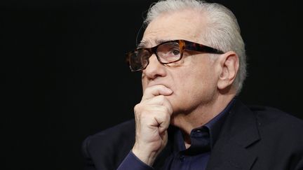 Martin Scorsese lors d'une conférence de presse à la Cinémathèque française, à Paris, le 12 octobre 2015. (YOAN VALAT / EPA)