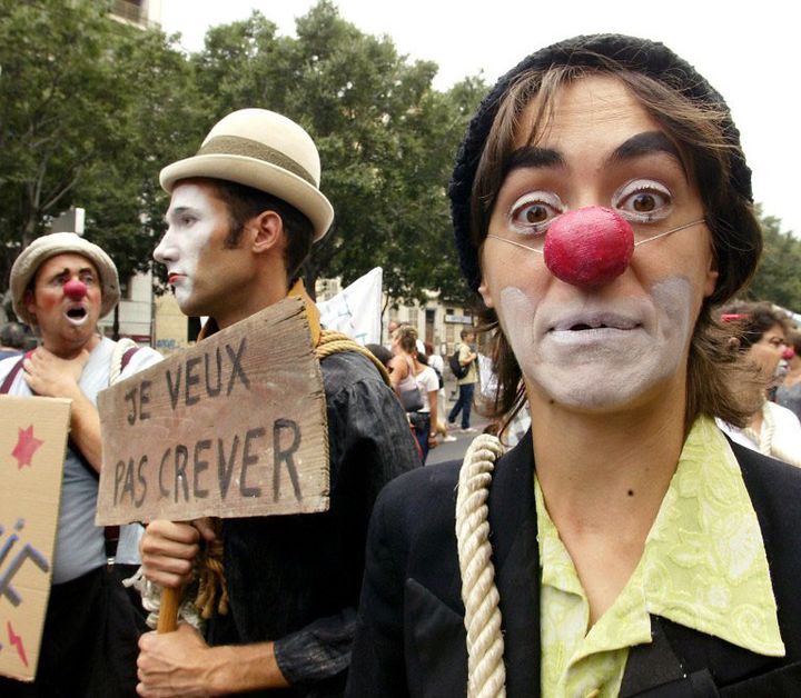 Manifestation d'intermittents du spectacle à Marseille en 2003... déjà
 (GERARD JULIEN / AFP)