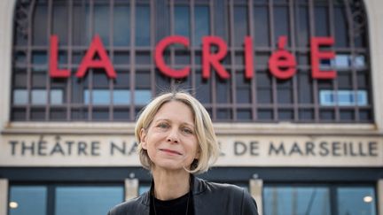 Macha Makeïeff, directrice du théâtre de La Criée à Marseille, le 16 novembre 2018. (GERARD JULIEN / AFP)