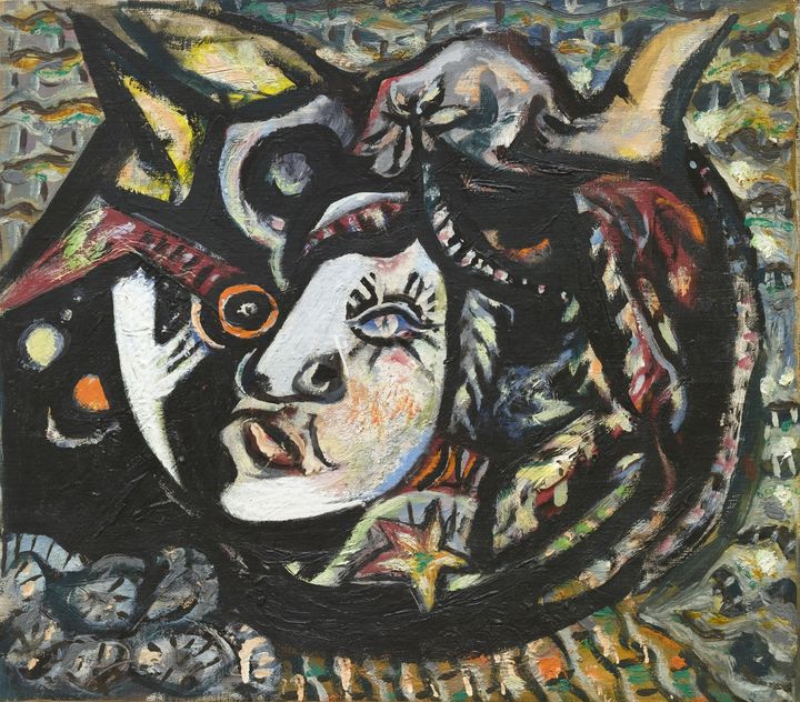 Masque de Jackson Pollock (1941) (FONDATION POLLOCK-KRASNER /ADAGP, Paris 2024)