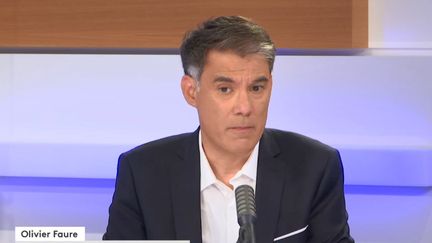 Olivier Faure, premier secrétaire du PS, invité du 18h50 franceinfo, le 25 juin 2020. (RADIO FRANCE)