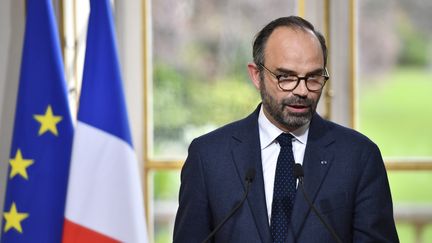 Le Premier ministre Édouard Philippe a présenté mercredi 4 avril le projet de réforme des institutions. (GERARD JULIEN / AFP)