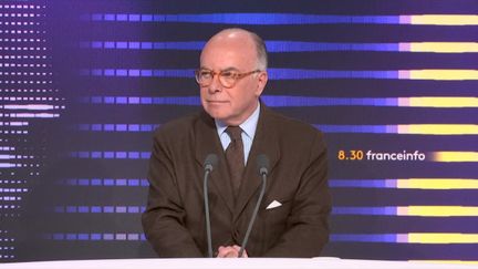 Bernard Cazeneuve, former Prime Minister, was the guest on 8:30 am Franceinfo on Monday October 23.  (FRANCEINFO / RADIOFRANCE)