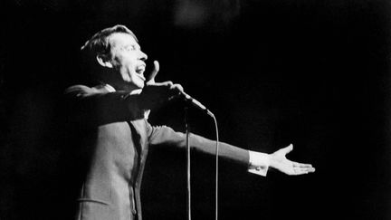 Jacques Brel, 7 octobre 1966 à l'Olympia à Paris. (AFP)