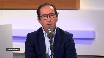 José Luis Llacuna, le PDG de Pyrex, invité de franceinfo mercredi 7 novembre.&nbsp; (FRANCEINFO / RADIOFRANCE)