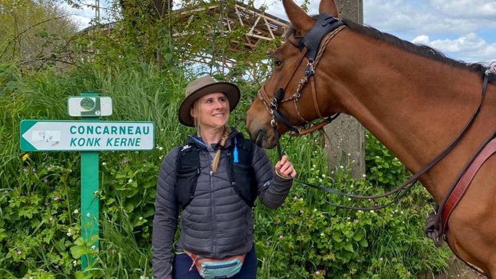 Une grande complicité unit Maud Scheid et sa jument Quanan. (MAUD SCHEID)