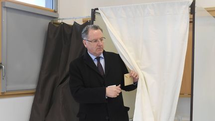 Richard Ferrand a voté à Motreff (Finistère) pour la présidentielle, sa commune de résidence. (MAXPPP)