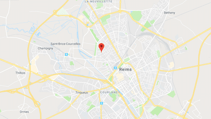 Le quartier de Clairmarais, à Reims. (CAPTURE D'ECRAN GOOGLE MAPS)