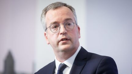 Thomas Fatôme, directeur général de la caisse nationale d'Assurance maladie, en février 2022. (THOMAS PADILLA / MAXPPP)