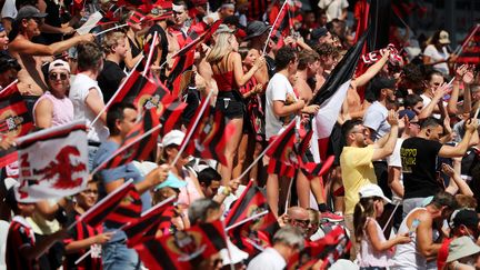 Le déplacement des supporters niçois est strictement encadré dimanche. Photo d'illustration. (DYLAN MEIFFRET / MAXPPP)