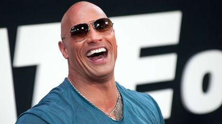 Dwayne Johnson, le 9 avril 2017, lors de la première de "The Fate of the Furious" à New York (Etats-Unis). (INB/WENN.COM / SIPA USA)