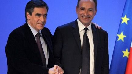 François Fillon et Jean-François Copé (JOHANNA LEGUERRE / AFP)