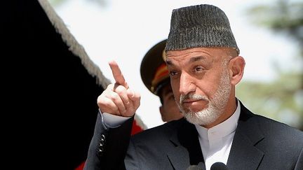 Hamid Karzaï, président d'Afghanistan jusqu'en 2014. (SHAH MARAI / AFP)