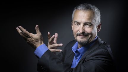 Gilles Legardinier, écrivain, à Paris le 13 septembre 2016. (JOEL SAGET / AFP)