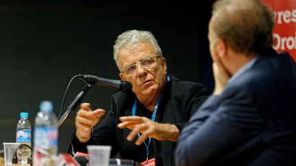 Lors d'une conférence d'Olivier Duhamel à Toulon en 2017. Photo d'illustration. (DOMINIQUE LERICHE / MAXPPP)