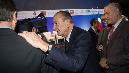 &nbsp; (Jacques Chirac, ici en novembre 2013, a officiellement soutenu Alain Juppé dans la course à la présidence de l'UMP. © Maxppp)