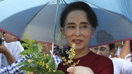 &nbsp; (Aaung San Suu Kyi le 8 novembre 2015©MAXPPP)