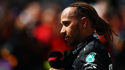 Lewis Hamilton lors du Grand Prix du Canada, le 19 juin 2022.&nbsp; (CLIVE MASON / GETTY IMAGES NORTH AMERICA / AFP)