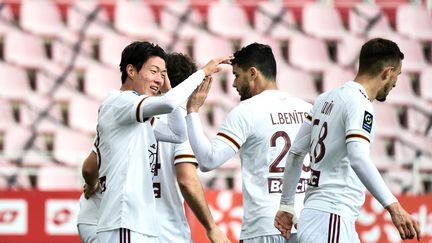 Bordeaux a cartonné contre Dijon, le 14 mars 2021 (JEFF PACHOUD / AFP)