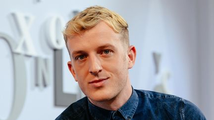 Édouard Louis à la Foire du livre de Frankfurt en octobre 2017
 (Jan Haas / Picture Alliance / DPA Picture-Alliance / AFP)