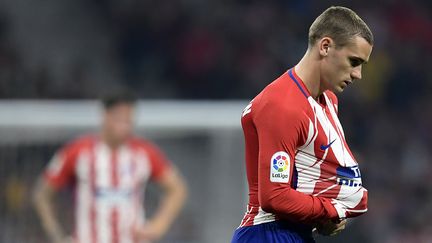 Antoine Griezmann a du boulot face aux Gunners (OSCAR DEL POZO / AFP)