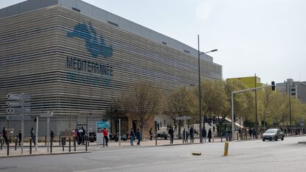 L'Institut hospitalo-universitaire Méditerranée Infection (IHU) de Marseille, le 19 mars 2020. (GILLES BADER / MAXPPP)