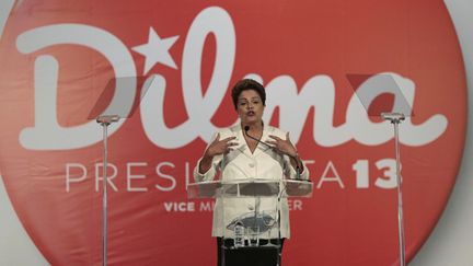 &nbsp; (Dilma Rousseff est arrivée en têt du premier tour de la présidentielle © REUTERS/Ueslei Marcelino)